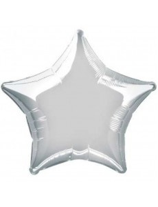 Balão Estrela Prateado